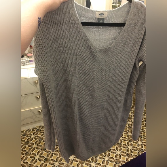 Light Blue oversized sweater - Picture 2 of 3